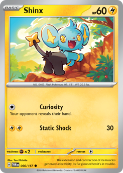 Shinx #66 Shinx - Twilight Masquerade - #66 - Pokemon TCG card