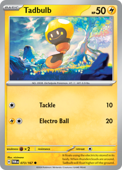 Tadbulb - Twilight Masquerade - #73 - Pokemon TCG card