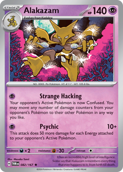 Alakazam #82 Alakazam - Twilight Masquerade - #82 - Pokemon TCG card