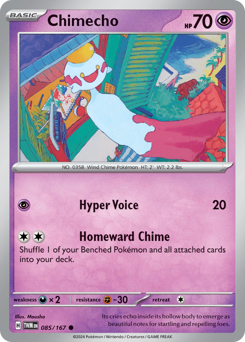 Chimecho - Twilight Masquerade - #85 - Pokemon TCG card