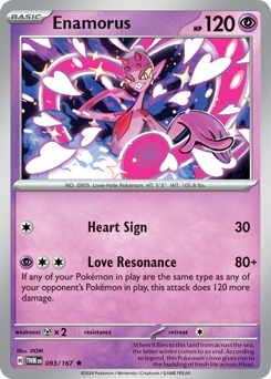 Enamorus #93 Enamorus - Twilight Masquerade - #93 - Pokemon TCG card