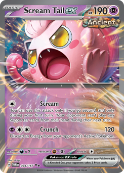 Scream Tail ex #94 Scream Tail ex - Twilight Masquerade - #94 - Pokemon TCG card