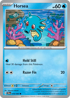 Horsea - Shrouded Fable - #10 - Pokemon TCG card