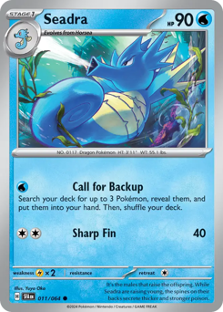 Seadra #11 Seadra - Shrouded Fable - #11 - Pokemon TCG card