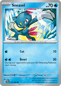 Sneasel - Shrouded Fable - #13 - Pokemon TCG card