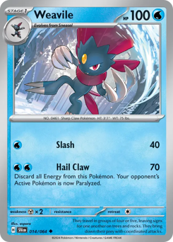 Weavile - Shrouded Fable - #14 - Pokemon TCG card