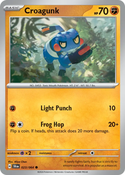 Croagunk - Shrouded Fable - #23 - Pokemon TCG card