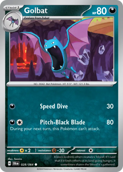 Golbat - Shrouded Fable - #28 - Pokemon TCG card