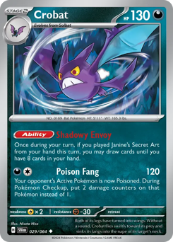 Crobat - Shrouded Fable - #29 - Pokemon TCG card
