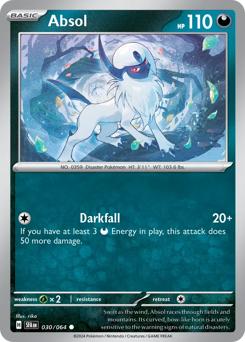 Absol #30 Absol - Shrouded Fable - #30 - Pokemon TCG card