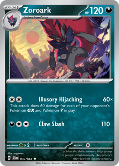 Zoroark - Shrouded Fable - #32 - Pokemon TCG card