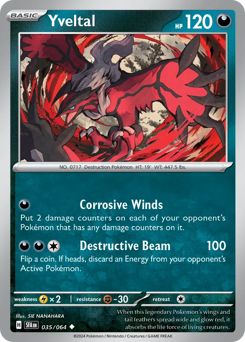 Yveltal - Shrouded Fable - #35 - Pokemon TCG card