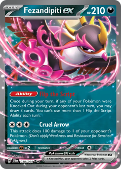 Fezandipiti ex - Shrouded Fable - #38 - Pokemon TCG card