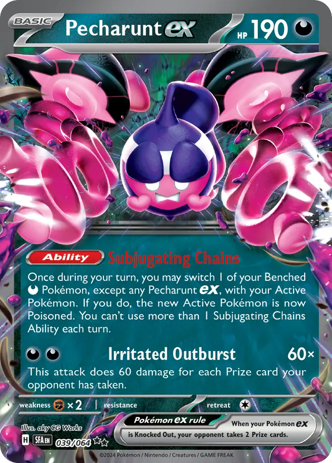 Pecharunt ex - Shrouded Fable - #39 - Pokemon TCG card