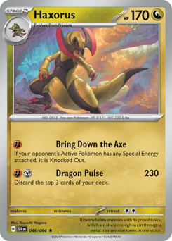 Haxorus #46 Haxorus - Shrouded Fable - #46 - Pokemon TCG card