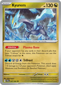 Kyurem #47 Kyurem - Shrouded Fable - #47 - Pokemon TCG card