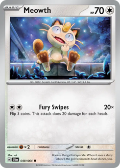 Meowth #48 Meowth - Shrouded Fable - #48 - Pokemon TCG card
