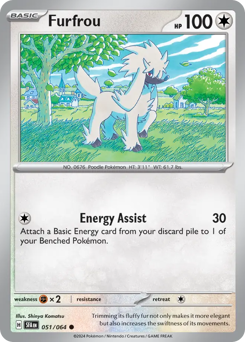 Furfrou #51 Furfrou - Shrouded Fable - #51 - Pokemon TCG card