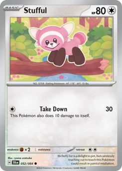 Stufful - Shrouded Fable - #52 - Pokemon TCG card