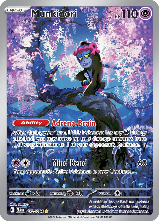 Munkidori - Shrouded Fable - #72 - Pokemon TCG card