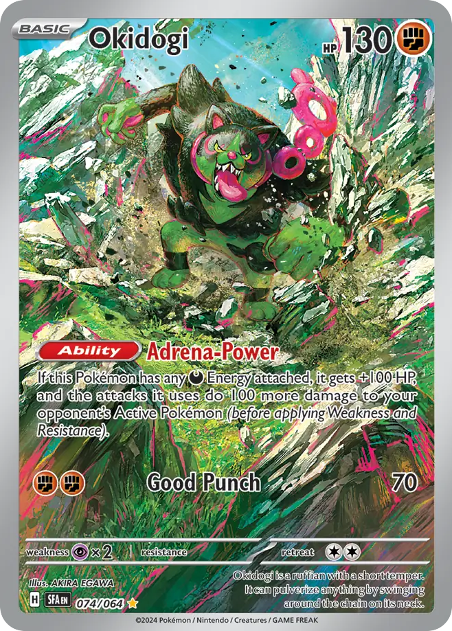 Okidogi - Shrouded Fable - #74 - Pokemon TCG card