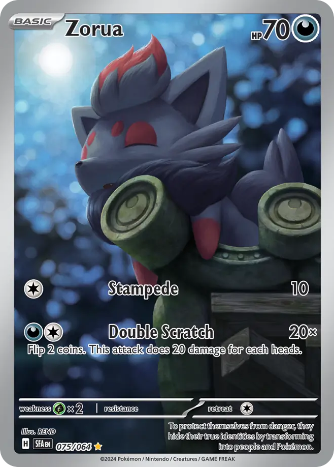Zorua - Shrouded Fable - #75 - Pokemon TCG card