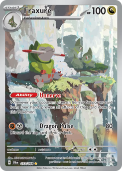 Fraxure #77 Fraxure - Shrouded Fable - #77 - Pokemon TCG card