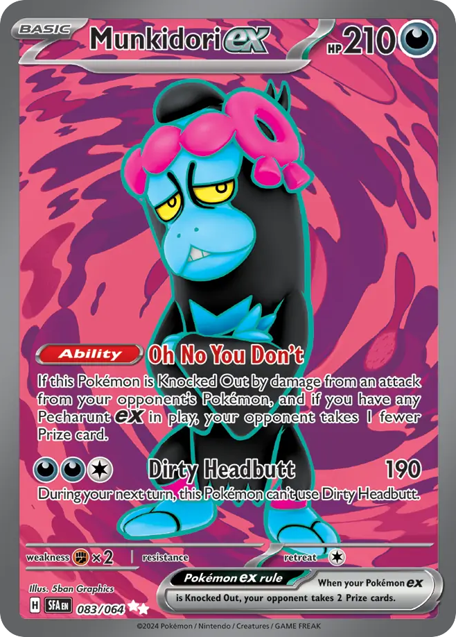 Munkidori ex - Shrouded Fable - #83 - Pokemon TCG card