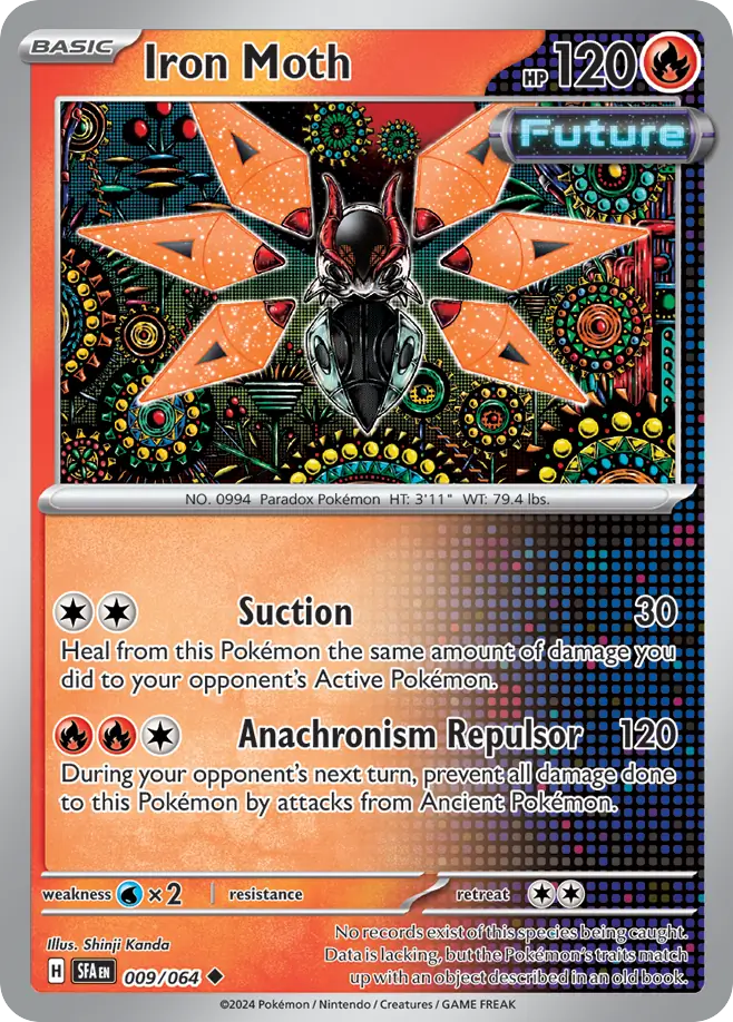 Iron Moth - Shrouded Fable - #9 - Pokemon TCG card