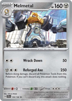 Melmetal #104 Melmetal - Stellar Crown - #104 - Pokemon TCG card