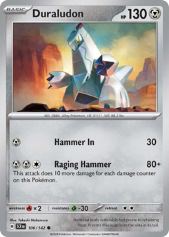 Duraludon #106 Duraludon - Stellar Crown - #106 - Pokemon TCG card