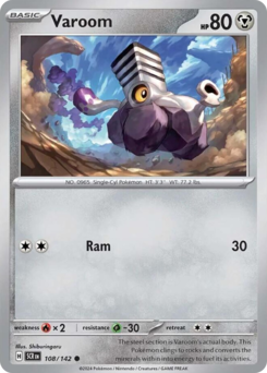 Varoom - Stellar Crown - #108 - Pokemon TCG card