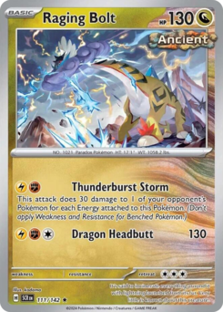 Raging Bolt - Stellar Crown - #111 - Pokemon TCG card