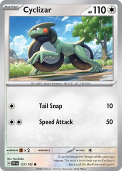 Cyclizar - Stellar Crown - #127 - Pokemon TCG card