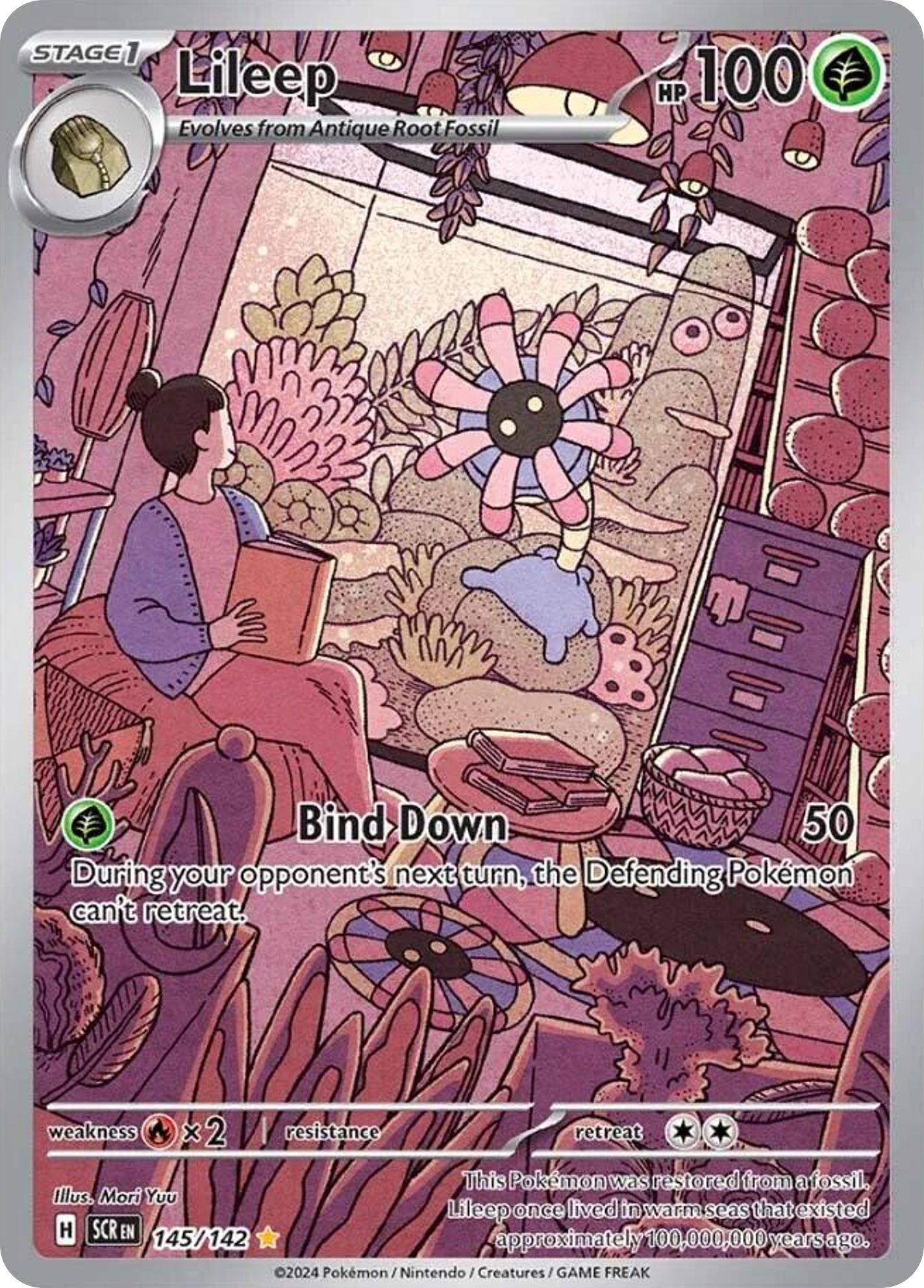 Lileep - Stellar Crown - #145 - Pokemon TCG card