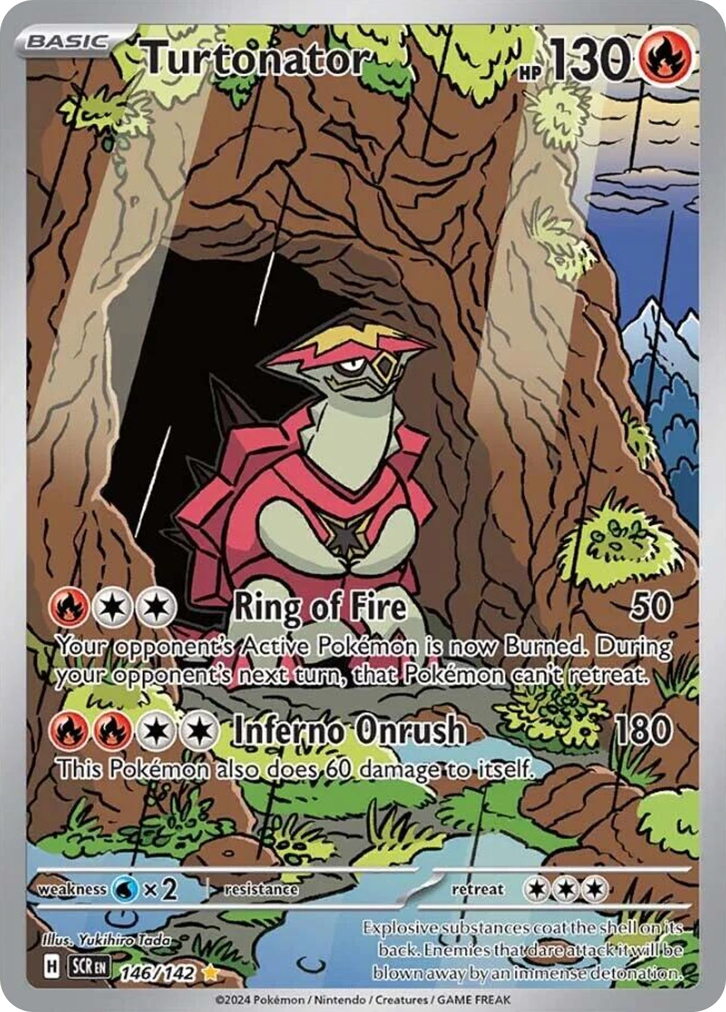 Turtonator - Stellar Crown - #146 - Pokemon TCG card