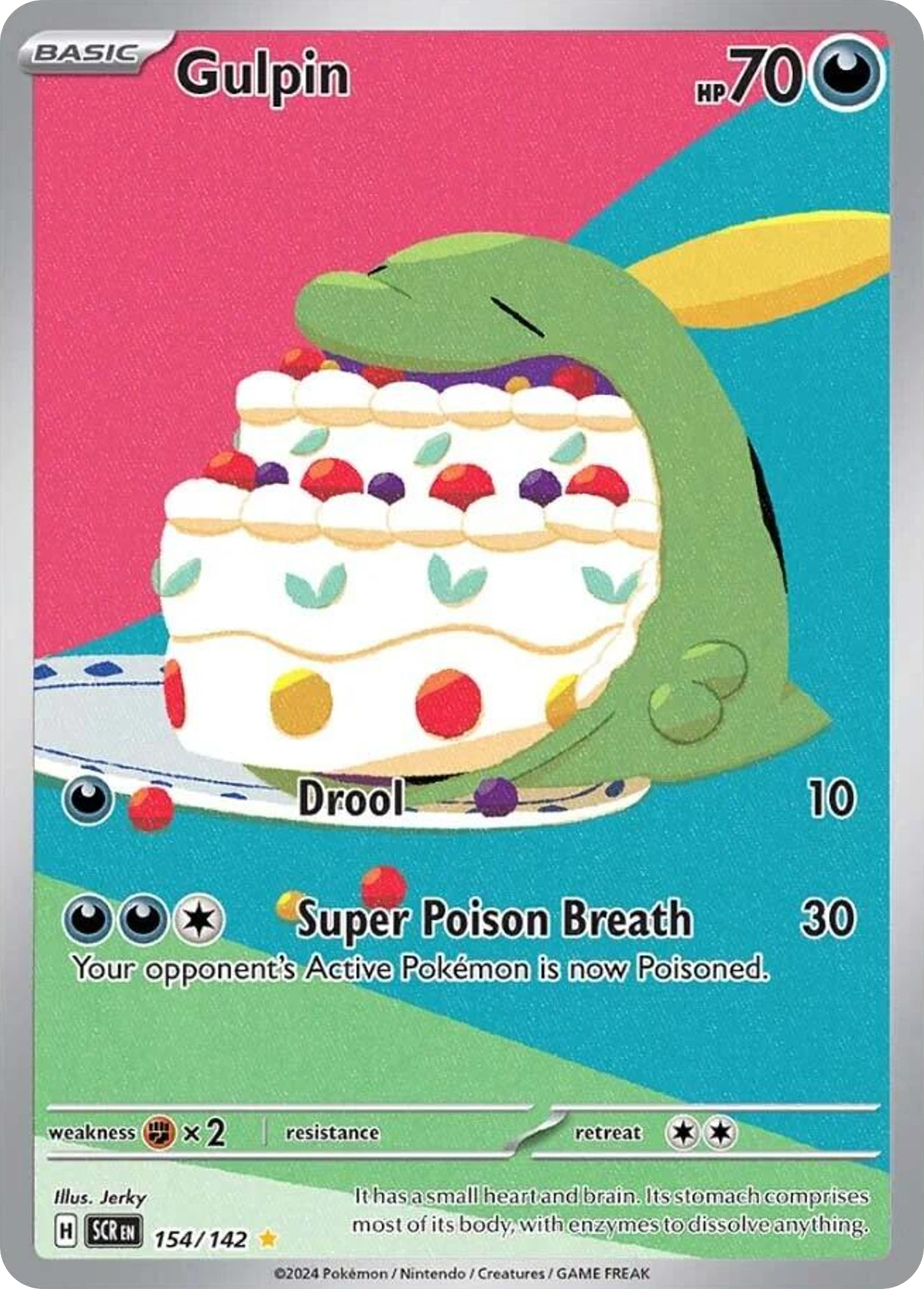 Gulpin - Stellar Crown - #154 - Pokemon TCG card