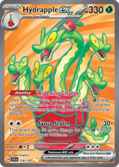 Hydrapple ex #156 Hydrapple ex - Stellar Crown - #156 - Pokemon TCG card
