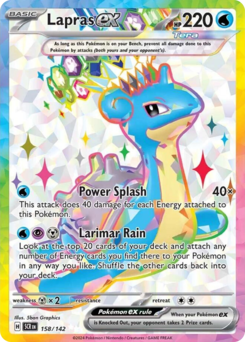 Lapras ex #158 Lapras ex - Stellar Crown - #158 - Pokemon TCG card
