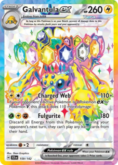 Galvantula ex #159 Galvantula ex - Stellar Crown - #159 - Pokemon TCG card