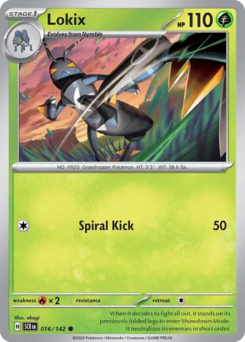 Lokix - Stellar Crown - #16 - Pokemon TCG card