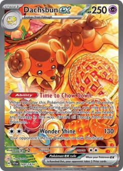 Dachsbun ex #169 Dachsbun ex - Stellar Crown - #169 - Pokemon TCG card