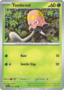 Toedscool #17 Toedscool - Stellar Crown - #17 - Pokemon TCG card