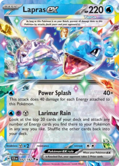 Lapras ex #32 Lapras ex - Stellar Crown - #32 - Pokemon TCG card