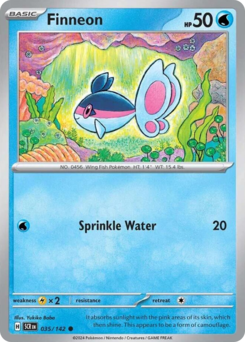Finneon - Stellar Crown - #35 - Pokemon TCG card
