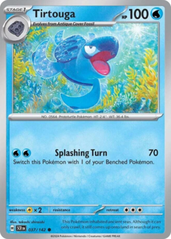 Tirtouga #37 Tirtouga - Stellar Crown - #37 - Pokemon TCG card