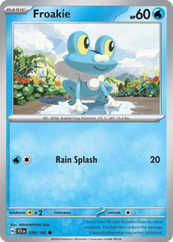 Froakie #39 Froakie - Stellar Crown - #39 - Pokemon TCG card