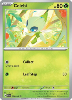 Celebi - Stellar Crown - #4 - Pokemon TCG card