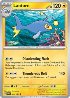Lanturn - Stellar Crown - #49 - Pokemon TCG card