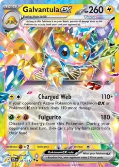 Galvantula ex #51 Galvantula ex - Stellar Crown - #51 - Pokemon TCG card
